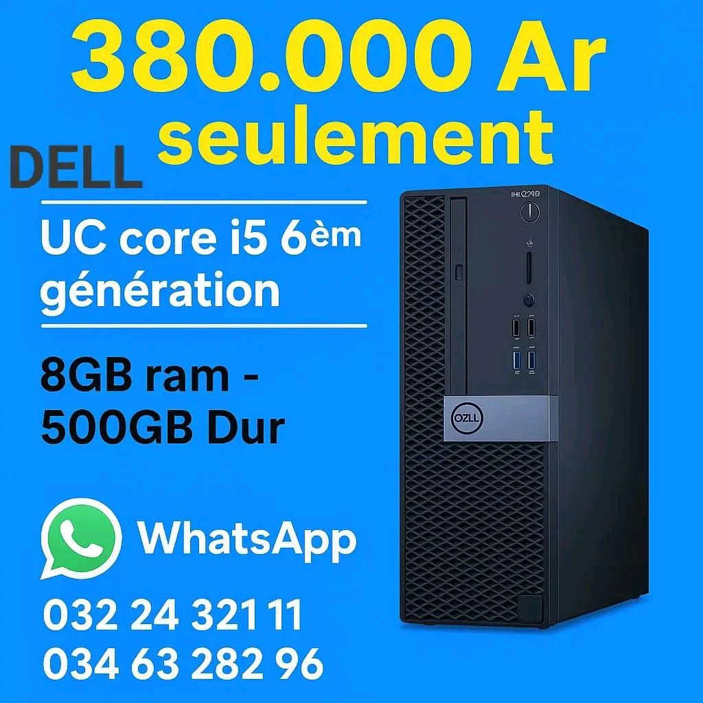 💻🔥 UC PC #DELL MINI PRIX ‼️‼️
Core #i5_6ème ...