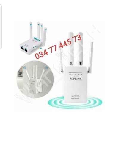 Répétiteur WiFi    
Partage WiFi
300mètres  ...