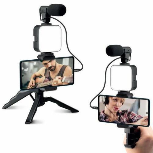  KIT VLOGGING COMPLET POUR SMARTPHONE 
Lampe ...