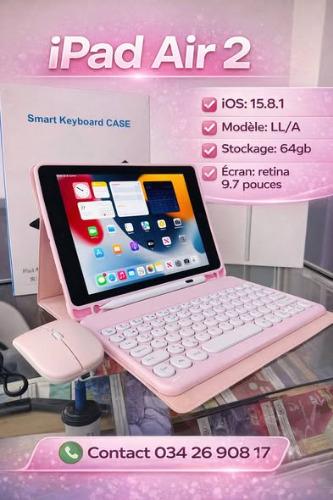  iPad Air 2 – 64 Go (Wi-Fi + 4G)     
Gris s ...