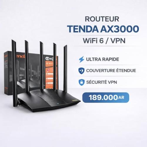  TENDA AX3000 RX9 PRO 
Ultra rapide • Stable ...