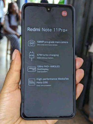 REDMI Note 11PRO PLUS 5G Original 
8 GB RAM  ...