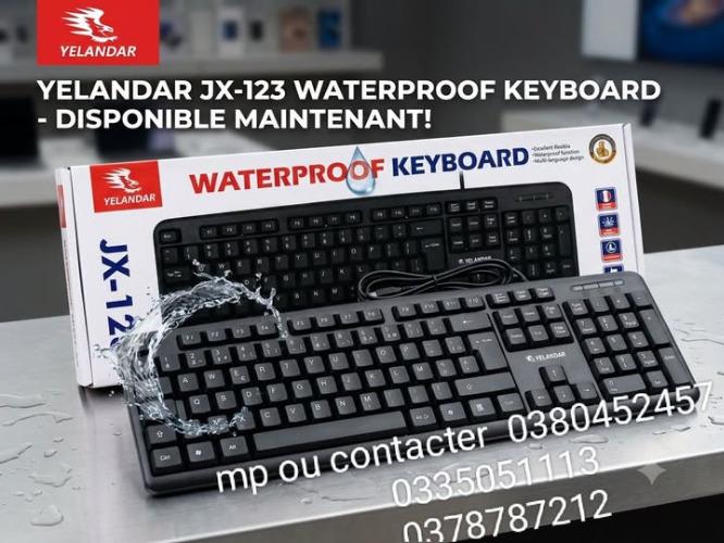  VENTE CLAVIER WATERPROOF YELANDAR JX-123     ...