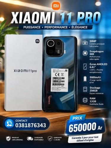 XIAOMI 11 PRO
? RAM 12GB ?
 Stockage 256GB  ...